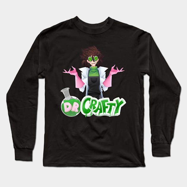 Dr Crafty Vtuber shirt - 3 Long Sleeve T-Shirt by DrCrafty